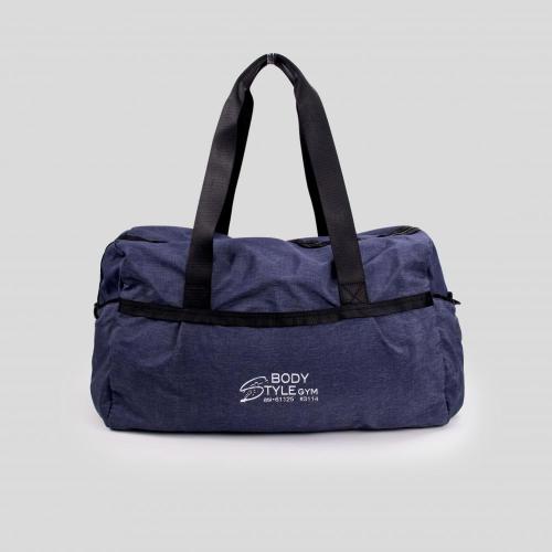 Borsa da viaggio in nylon grigio blu