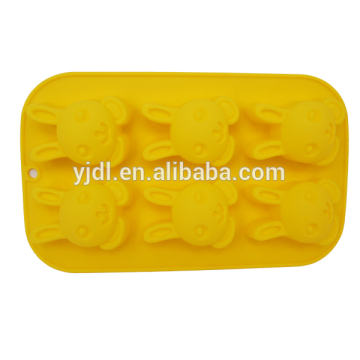 rabbit shape silicone cake mold silicone bake ware