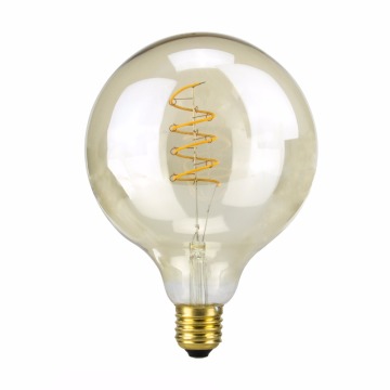 G80 4W decorative led spiral filament lights bulb /led filament lamp