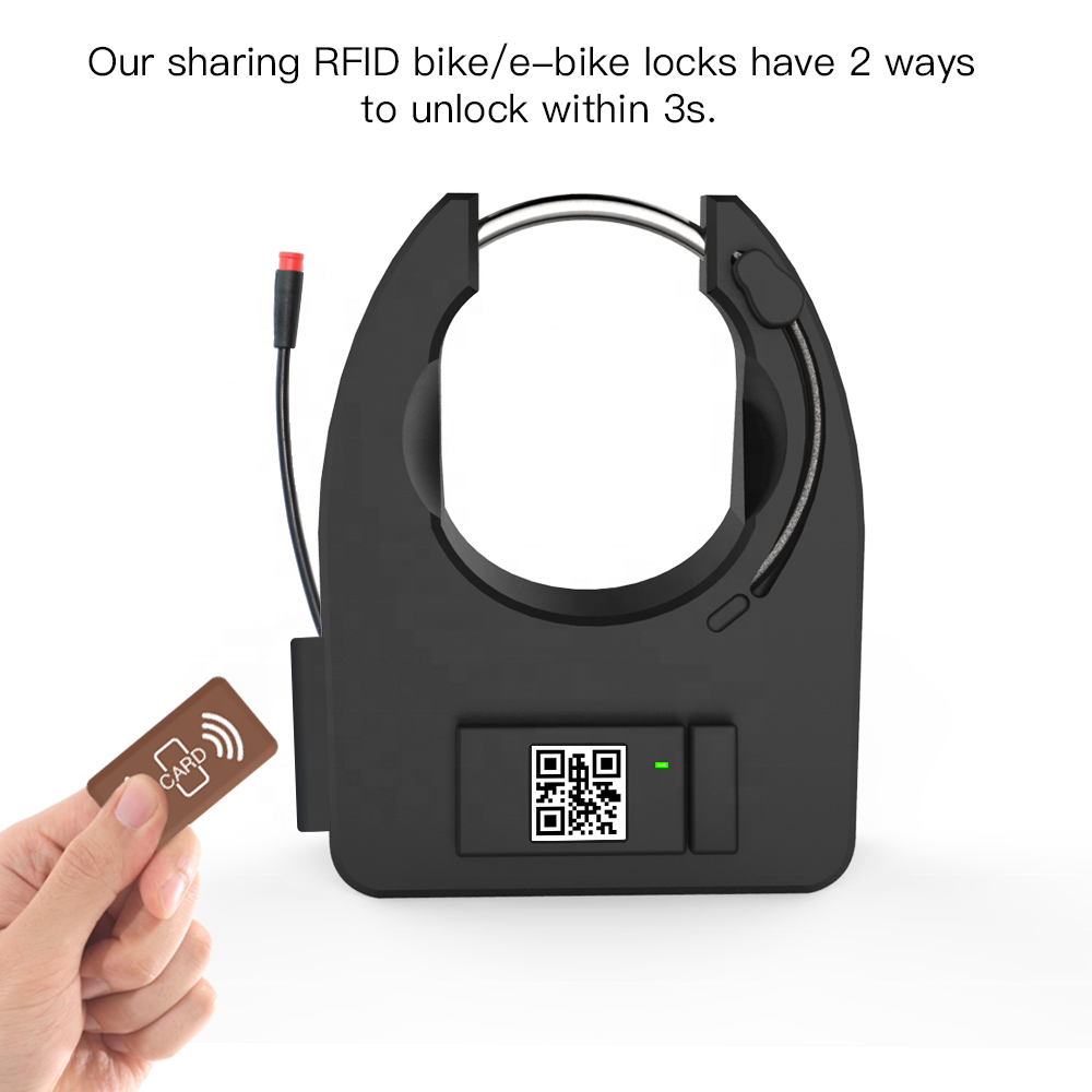 omni bike lock Smart bike lock with RFID module system for bicycle sharing system