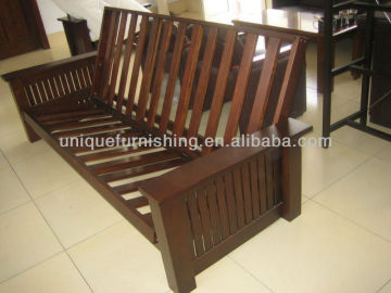 solid wood sofa bed, futon frame