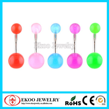 UV Glow in the Dark Belly Ring Glow in the Dark Body Jewelry