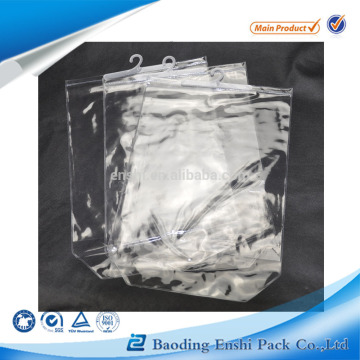 factory price plastic hangging hook bag/plastic bag with hanging hook