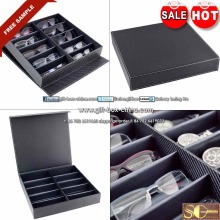 PU eyeglasses display box case