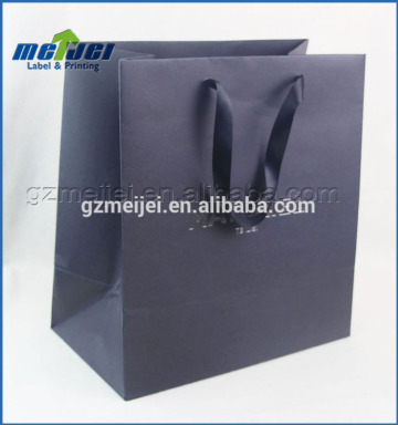 Luxury custom matt paper shopping bag