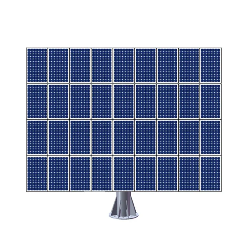 Solar Panel Flat Roof Mounting Solar Tracking System 12kw Dual Axis Solar Tracker