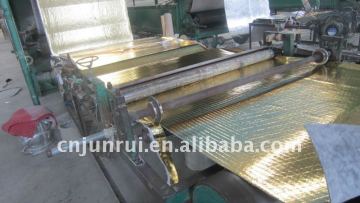 gold foil rubber underlay