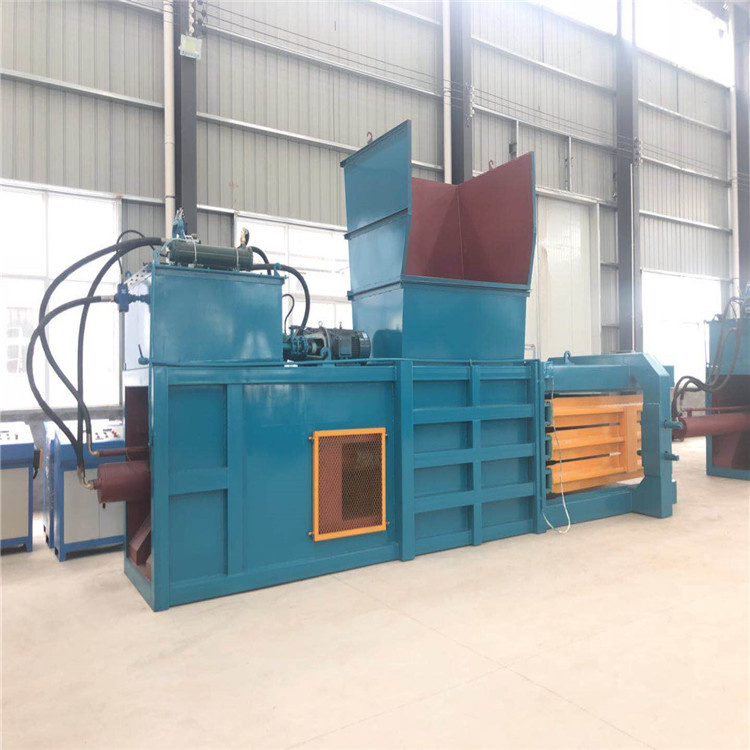 Automatic plastic baler machine waste paper baler machine pet bottle bailing press machine