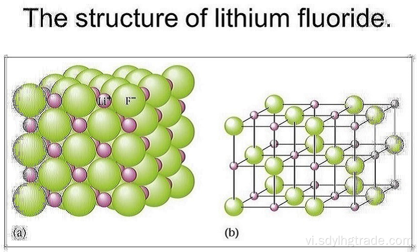 Liti florua ít tan trong nước