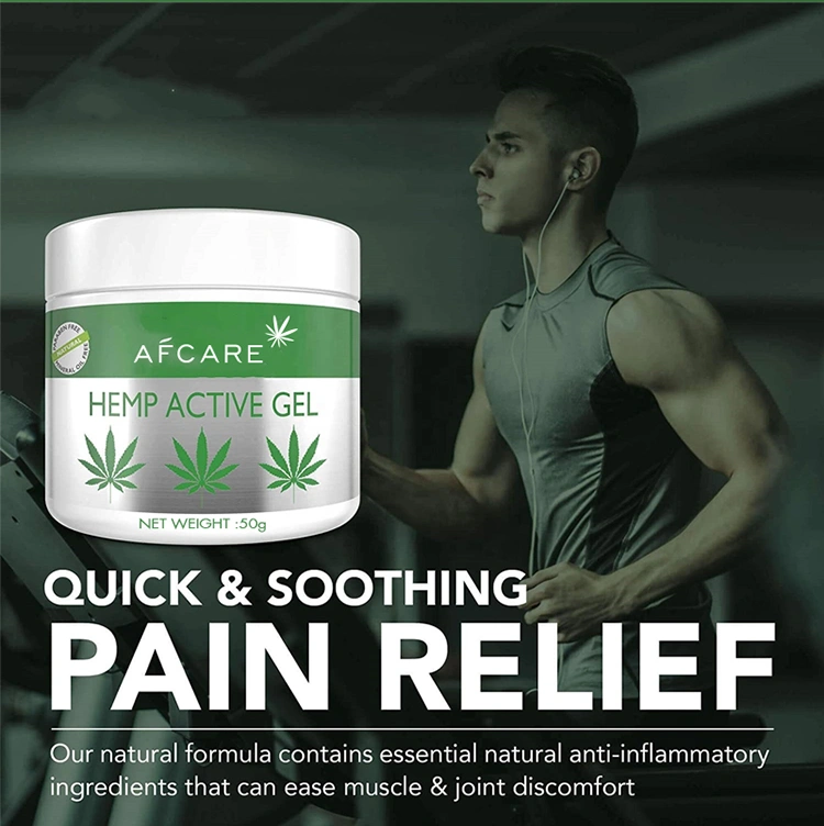 Professional Skin Care Seed Pain Relief Hemp Gel Cbd Soft Gel Hemp Gel for Pain Relief
