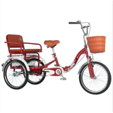 2022 New Design 16 Inch Two Seat Tricycles - Cheaper Kid Tricycle with Back Seat for Twins
