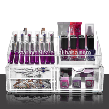 transparent nail polish display case/acrylic nail polish storage