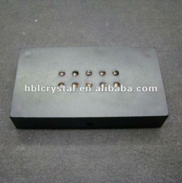 Fashion rectangle crystal light base