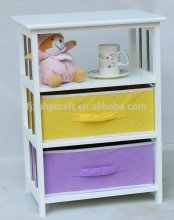 MDF Storage Cabinet with Non Woven Fabric Bins