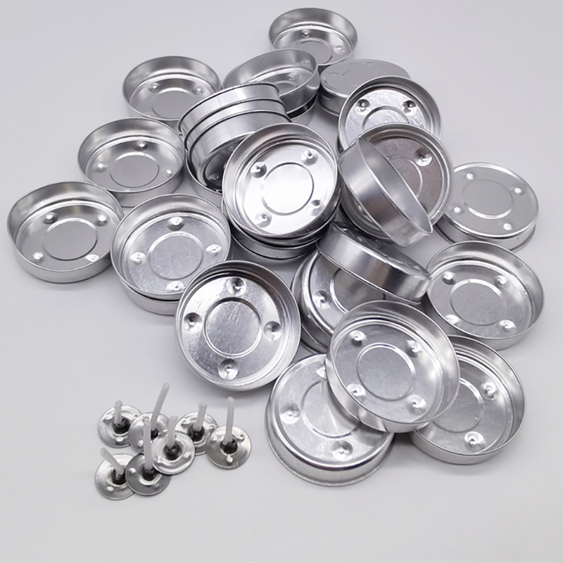 Пусты алюмініевы кубак для кубкаў для металічных свечак кантэйнеры