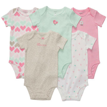 Katoenen babykleding van topkwaliteit, 5 sets