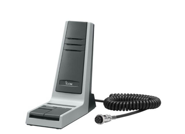 8-pin Table Microphone for IC-718 IC-7300 HF Transceiver Dynamic Microphone Built in Amplifier Large Switches