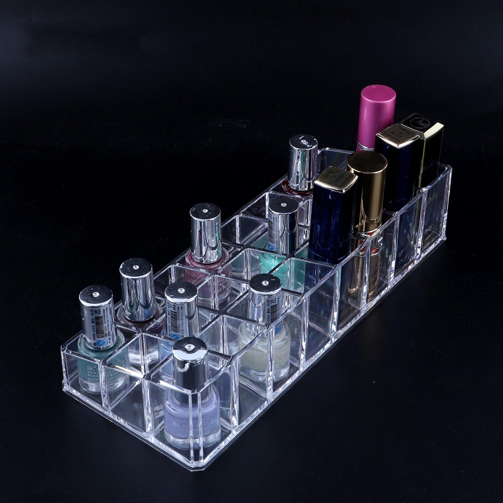 Transparent Cosmetics Storage Box Nail Polish Lip Gloss Lipstick