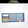 Gradient color membrane keypad front panel