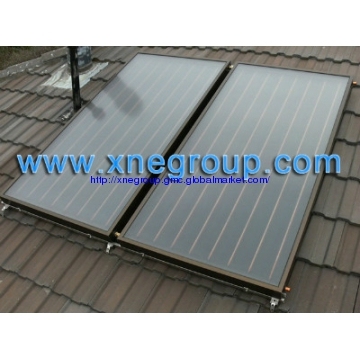 High efficiency balcony flat panel sun collector