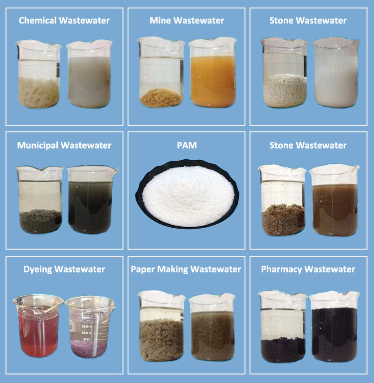 Henan polyacrylamide water treatment chemicals Flocculation PAM