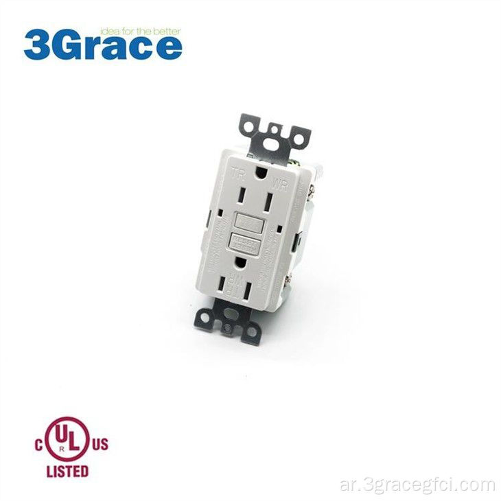 15A 125V الولايات المتحدة الأمريكية وكندا التبديل GFCI