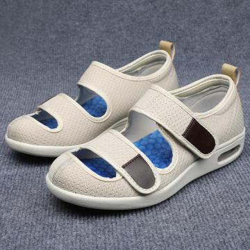Wholesale Summer Style Diabetes Shoes for Elderly with Swollen and Wide Feet