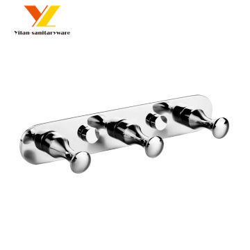 Zinc Alloy & Chrome Towel and Coat Hooks - Decorative Wall Metal Hooks
