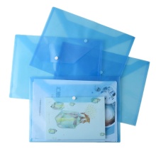 Transparent A4 Color Button Data Bag Receipt Bag