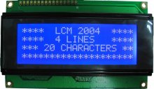 STN 20x4 character lcd module from Aoran LCD