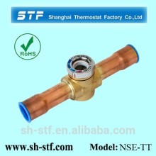 brass moisture indicator sight glass