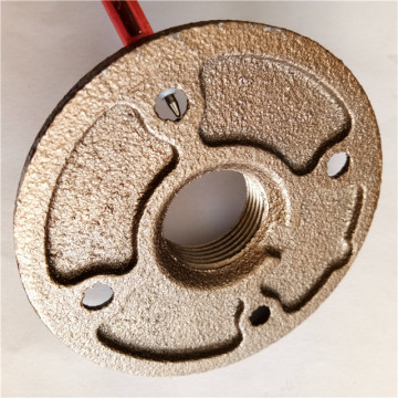 3/4" brass floor flange