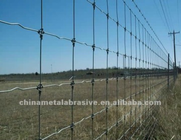 galvanized deer fence