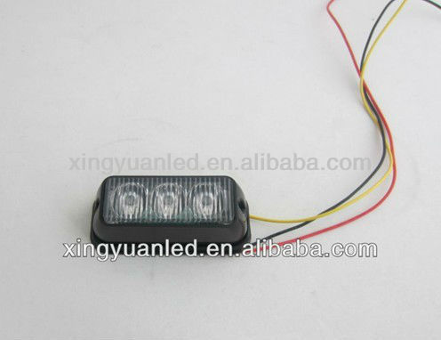 mini strobe lights 12v LED strobe lights LED Vehicle Mini Strobe Light head LED Grill warning light