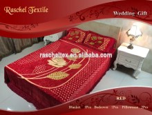 100 Polyster Supersoft Four Pcs Set Blanket Bedcover