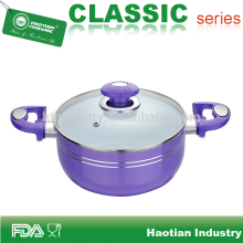 Purple Aluminum Ceramic Non Stick Casserole