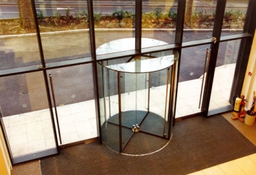 All Glass Revolving Doors with Torque Control Function