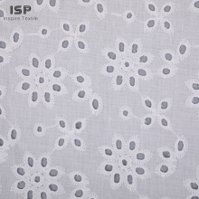 Woven 100% Cotton Dyed Embroidered Fabrics