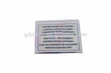 Eas security system garment labels with anti-theft effect