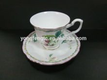 YF27004 ceramic cup and plate with print