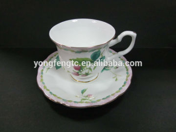YF27004 ceramic cup and plate with print