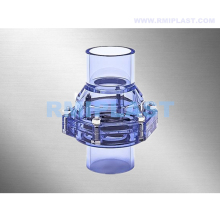 Clear PVC Check Valve Flap Type