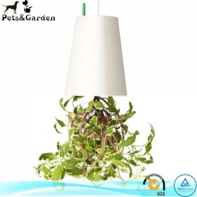 New design medium upside-down clay plant pot black, hanging flower pot