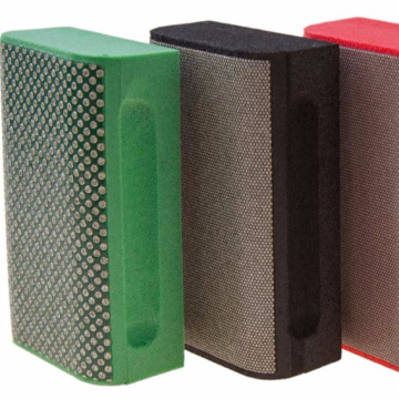 KGS DIAMOND HAND POLISHING PRO-PAD 90x55mm CURVED EDGES