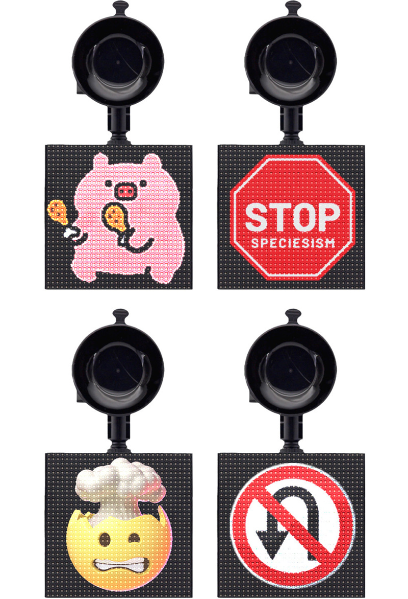 2023 new arrival Advertising Car LED Display Screen 32x32 Pixel DIY led smart screen for car