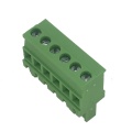 Vertical straight angle female pluggable terminal block