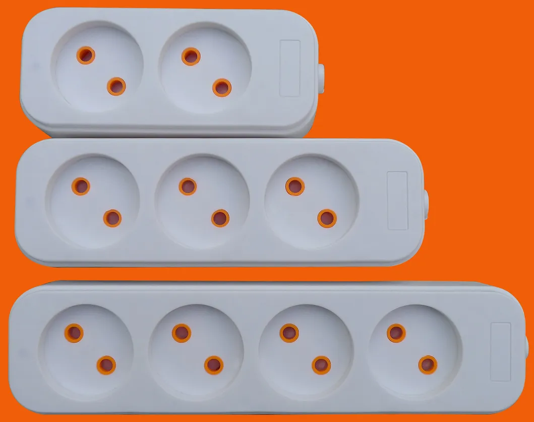 3 розетки с выключателем, 2 USB-порта длиной 1,8–10 метров для Европы