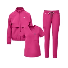 Cotton Polyester Scrub Uniform for Factory and Hospital Nurses