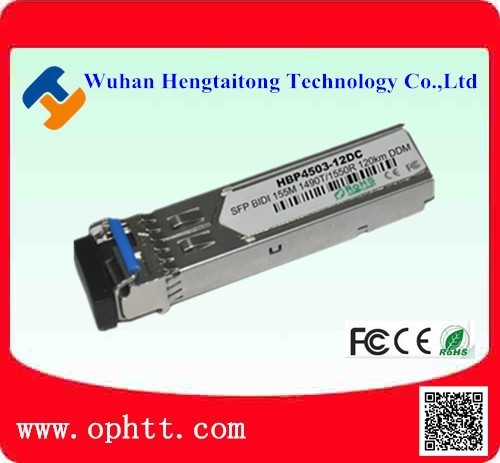 Single Mode SFP Fast Ethernet Rx1550nm 120km 155M SFP Transceiver