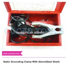 Static Grounding CLamp With Alarm(Steel Shell) Static electricity earth alarm apparatus,safety tools